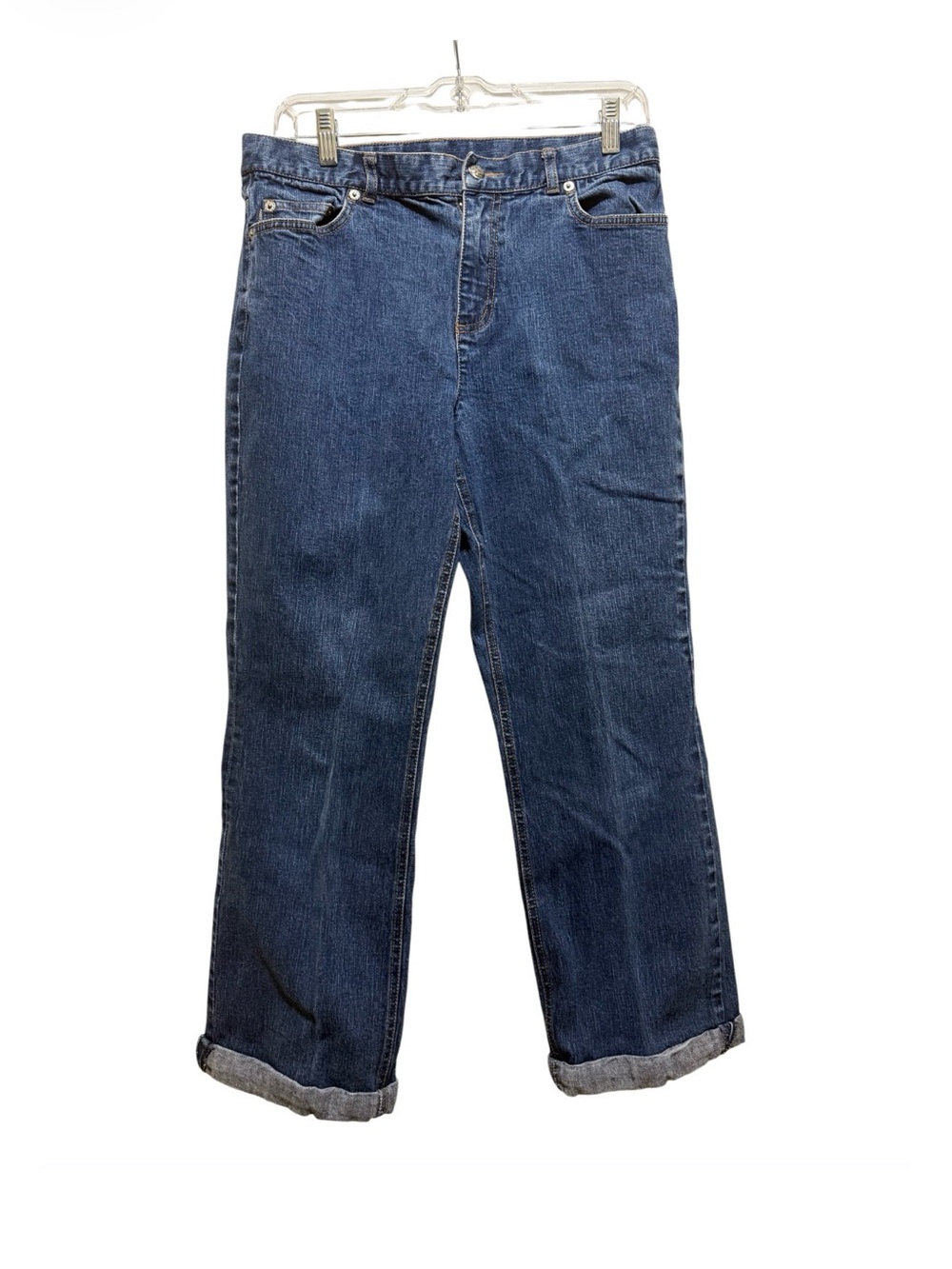 Ralph Lauren Dark Blue Cropped Boyfriend Jeans